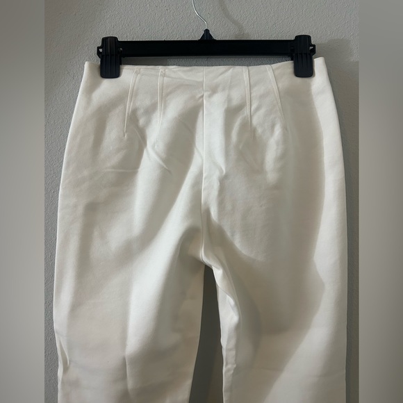 vince camuto white dress business slacks women’s trouser slim cropped pants 0 - Picture 4 of 7